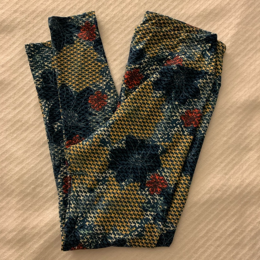 LuLaRoe Tall & Curvy TC Leggings Floral